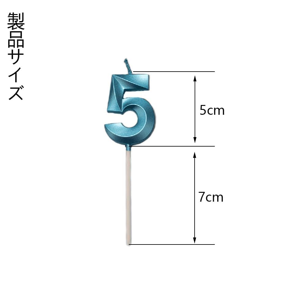 Amazon.co.jp: YIXINLYMY キャンドル ろうそく 誕生日 数字 10個